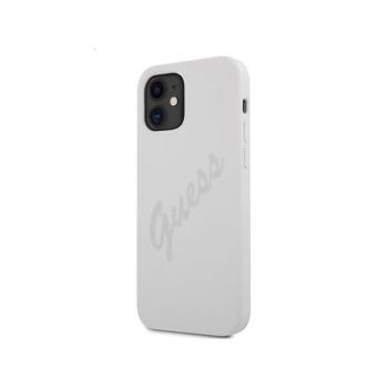 Guess Silicone Vintage Apple iPhone 12 mini hátlap tok, fehér kép
