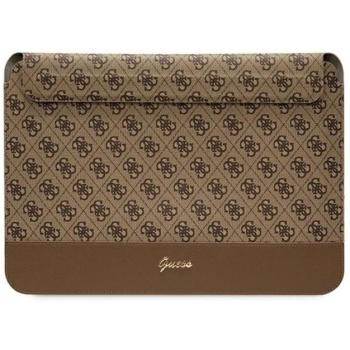 Guess Sleeve 4G Stripe Metal Logo, GUCS14PS4SGW 14&quot; laptop tok, barna kép