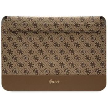 Guess Sleeve GUCS14PS4SGW 14&quot; barna 4G csíkos fém logóval kép