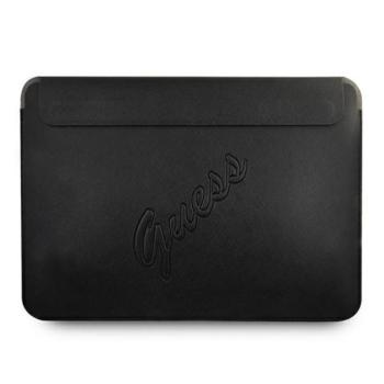 Guess Sleeve Saffiano Script, GUCS13PUSASBK 13&quot; laptop tok, fekete kép