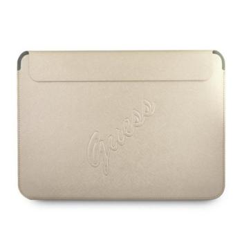 Guess Sleeve Saffiano Script, GUCS13PUSASLG 13&quot; laptop tok, arany kép