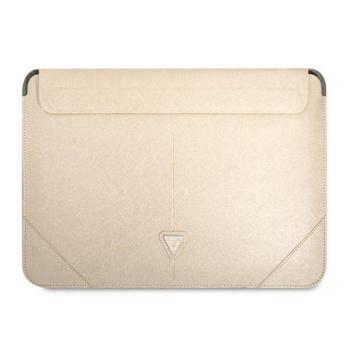 Guess Sleeve Saffiano Triangle Logo, GUCS14PSATLE 14&quot; laptop tok, bézs kép