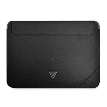 Guess Sleeve Saffiano Triangle Logo, GUCS14PSATLK 14&quot; laptop tok, fekete kép