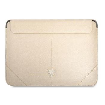 Guess Sleeve Saffiano Triangle Logo, GUCS16PSATLE 16&quot; laptop tok, bézs kép