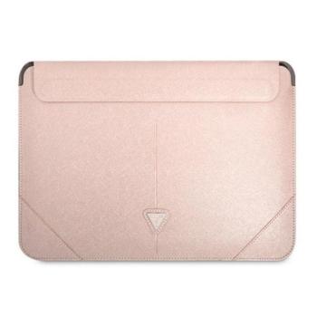 Guess Sleeve Saffiano Triangle Logo, GUCS16PSATLP 16&quot; laptop tok, rózsaszín kép