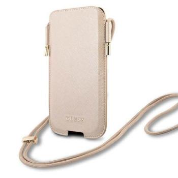 Guess telefontáska GUHCP12MSAPSLG 6,1&quot; arany Saffiano kép