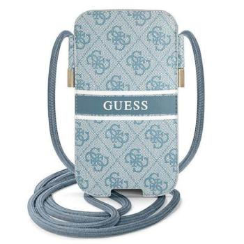 Guess telefontáska GUPHL4GDBL 6,7&quot; kék 4G csíkos keménytok kép