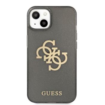 Guess TPU Big 4G Full Glitter Apple iPhone 13 mini hátlap tok, fekete kép