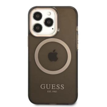 Guess Translucent MagSafe Apple iPhone 13 Pro Max hátlap tok, fekete kép