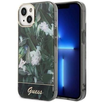 GuessJungle Collection Apple iPhone 14 Plus hátlap tok, zöld kép