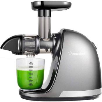 Gyümölcscentrifuga, facsaró, prés, vezetékes, 150 W teljesítmény, asztali, Amzchef 1501-GA, szürke kép