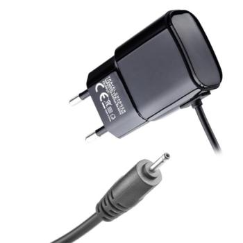 Hálózati töltő (5.7V / 600mA + beépített 2mm kábel) FEKETE Nokia 6101, Nokia N90, Nokia N70, Nokia 3250, Nokia 6270, Nokia 6111, Nokia 6280, Nokia 7370, Nokia N71, Nokia N91, Nokia 7360, Nokia kép