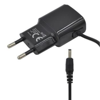Hálózati töltő (5V / 600mA + 2mm beépített kábel) FEKETE Nokia 3210, Nokia 3310, Nokia 5110, Nokia 5210, Nokia 6110 (1998), Nokia 6150, Nokia 6210, Nokia 6250, Nokia 6310, Nokia 7110, Nokia 651 kép