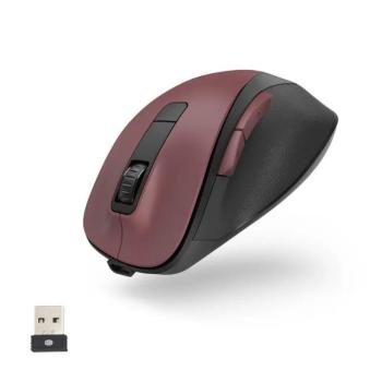 Hama MW-500 V2 vezeték nélküli egér akkumulátorral - burgundi színben kép
