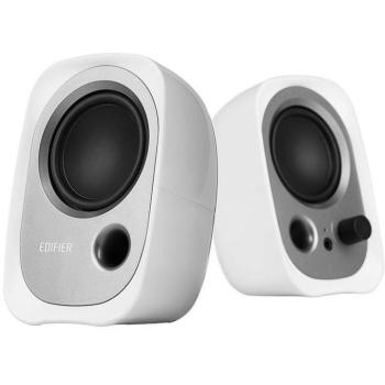 Hangszóró szett, 2.0, 2 x 2W, Vezetékes, 3.5mm, Edifier R12U, fehér kép