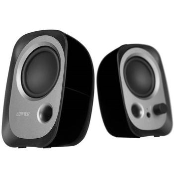 Hangszóró szett, 2.0, 2 x 2W, Vezetékes, 3.5mm, Edifier R12U, fekete kép