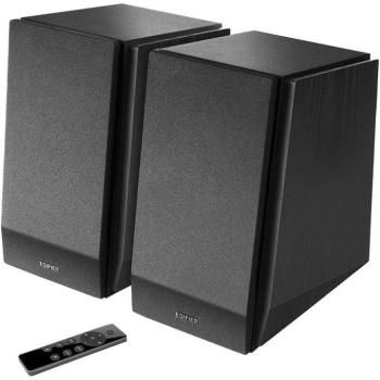 Hangszóró szett, 2.0, Aktív, 2 x 35W, Bluetooth, Optikai kimenet, RCA, 3.5mm, Koaxiális csatlakozó, Edifier R1855DB, fekete kép