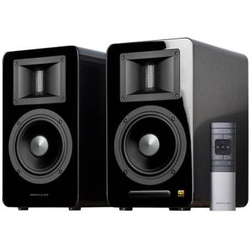 Hangszóró szett, 2.0, Aktív, 2 x 50W, Bluetooth, Optikai kimenet, USB aljzat, 3.5mm, Edifier Airpulse A100, fekete kép