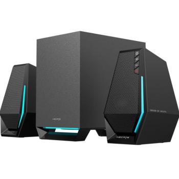 Hangszóró szett, 2.1, 15W + 2 x 7.5W, Bluetooth, USB aljzat, 3.5mm, Edifier HECATE G1500 MAX, fekete kép