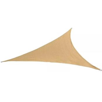 Háromszög alakú napvitorla, 3,6 méter, bézs kép