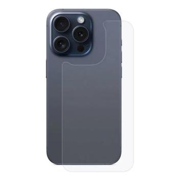 Hátlapvédő üveg (2.5D, 9H) ÁTLÁTSZÓ Apple iPhone 15 Pro kép