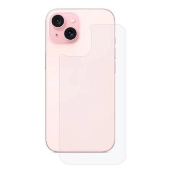 Hátlapvédő üveg (2.5D, 9H) ÁTLÁTSZÓ Apple iPhone 15 kép