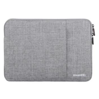 HAWEEL tok álló, textil (ütésálló belső réteg, cipzáras, univerzális, légáteresztő, 11&quot; méret) SZÜRKE Univerzális kép