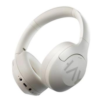 HAYLOU S30 ANC bluetooth fejhallgató SZTEREO (v5.4, mikrofon, aktív zajszűrő, összehajtható + Type-C tápkábel) FEHÉR kép