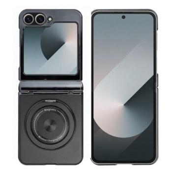HCD3 Samsung Galaxy Z Flip 6 / Flip 7 FE MagSafe kompatibilis hátlap tok, fekete kép