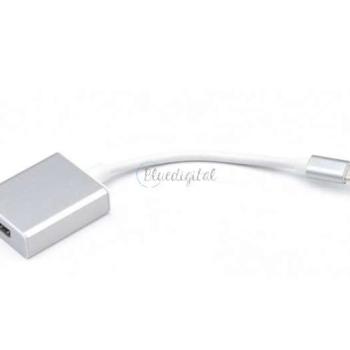 HDMI - USB Type-C 3.1 adapter - fehér/ezüst kép