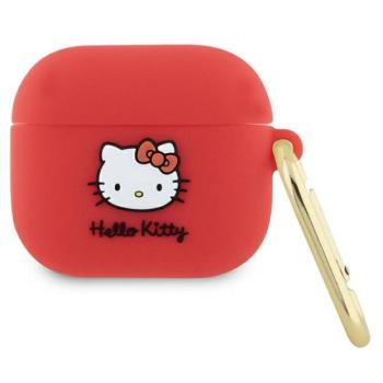Hello Kitty HKA33DKHSF Airpods 3 tok fukszia Szilikon 3D Kitty Head 3D Kitty fej kép