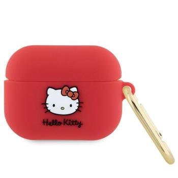 Hello Kitty HKAP3DKHSF Airpods Pro tok fukszia Szilikon 3D Kitty Head 3D Kitty fej kép