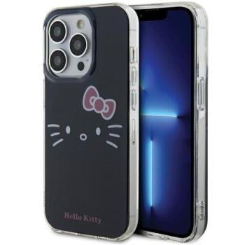 Hello Kitty HKHCP13LHKHLK iPhone 13 Pro / 13 6.1&quot; fekete keménytok IML Kitty arc kép
