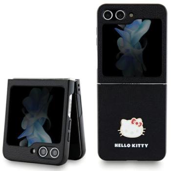 Hello Kitty HKHCZF5PGHDLMK keménytok Samsung Galaxy Z Flip5 - fekete  kép