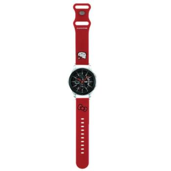 Hello Kitty óraszíj univerzális HKUWLSCHBLR Szilikon Kitty fej piros 22mm kép
