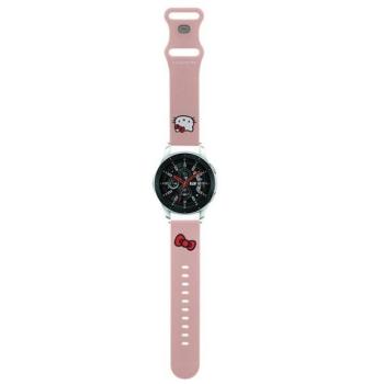 Hello Kitty szíj univerzális HKUWLSCHBLP Szilikon Kitty Head pink szíj 22mm kép