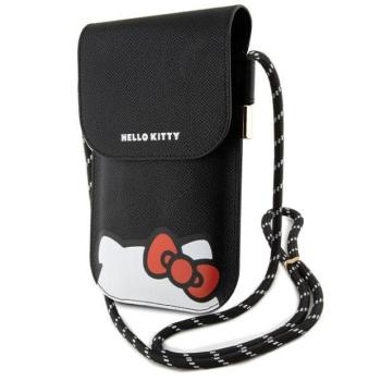 Hello Kitty táska HKOWBPSCKEK fekete bőrből kép