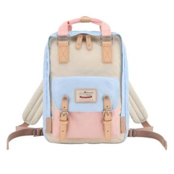 Himawari 188L laptop hátizsák, 14col, pasztell (babakék-rózsaszín) kép