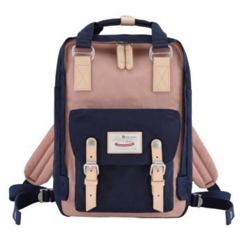 Himawari 188L laptop hátizsák / táska, 14col, tengerészkék-rózsaszín kép