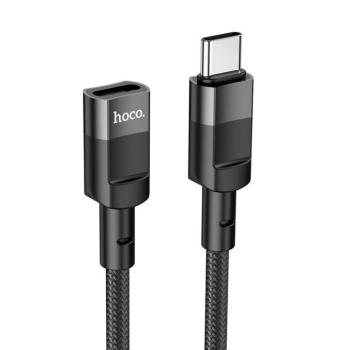 HOCO adapter Type-C (férfi) Type-C (női) U107 1,2 m fekete kép