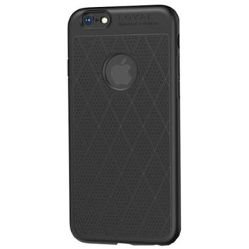 HOCO ADMIRE szilikon telefonvédő (ultravékony, 0.8 mm, lyukacsos, rombusz minta, logó kivágás) FEKETE Apple iPhone 6S Plus 5.5, Apple iPhone 6 Plus 5.5 kép