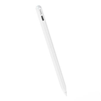 Hoco aktív kapacitív érintő ceruza iPad készülékhez, 130mAh, fehér (2018 után megjelent iPadekhez) kép