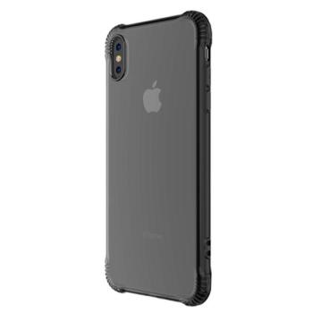 HOCO ARMOR szilikon telefonvédő (közepesen ütésálló, légpárnás sarok, átlátszó hátlap) SZÜRKE Apple iPhone XS Max 6.5 kép