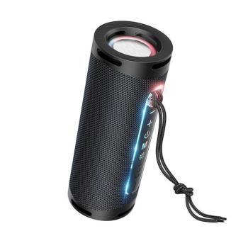 Hoco bluetooth / hordozható hangszóró beépített világítással, fekete kép