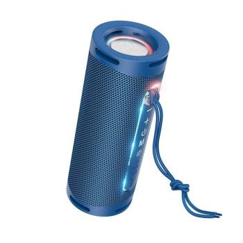 Hoco bluetooth / hordozható hangszóró beépített világítással, kék kép