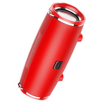 Hoco BS40 bluetooth hangszóró, 2x 7W, IPX5, vállra akasztható, piros kép