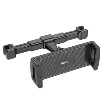 HOCO CA121 autós tartó (fejtámlára rögzíthető, 360°-ban forgatható, 4.7-12.9&quot; méret) FEKETE kép