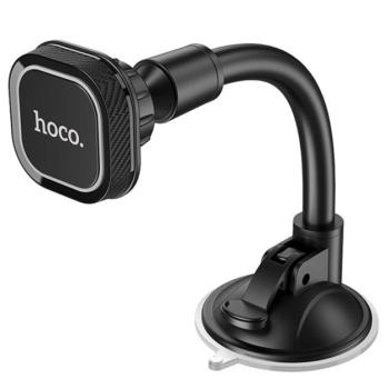 HOCO CA55 autós tartó (tapadókorongos, szélvédőre, 360°-ban forgatható, mágneses) FEKETE Apple iPhone 7 4.7, CAT S60, Apple iPhone 7 Plus 5.5, Evolveo Strongphone Q5, Blackberry DTEK50 , HTC kép