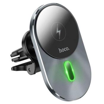 Hoco CA91 Magsafe wireless autós tartó szellőzőrácsba, fekete kép