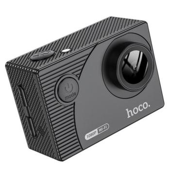 Hoco DV100 sportkamera/akciókamera 2collos digitális kijelzővel, fekete (1080P/30fps) kép